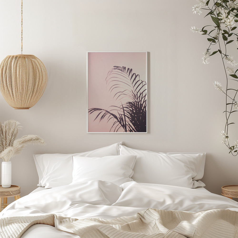 Sunset Palm Leaves Print