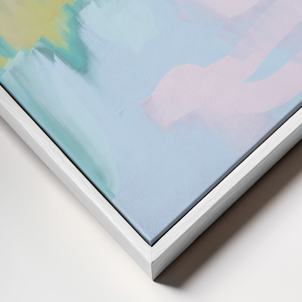 Horizon Square Framed Printed Canvas