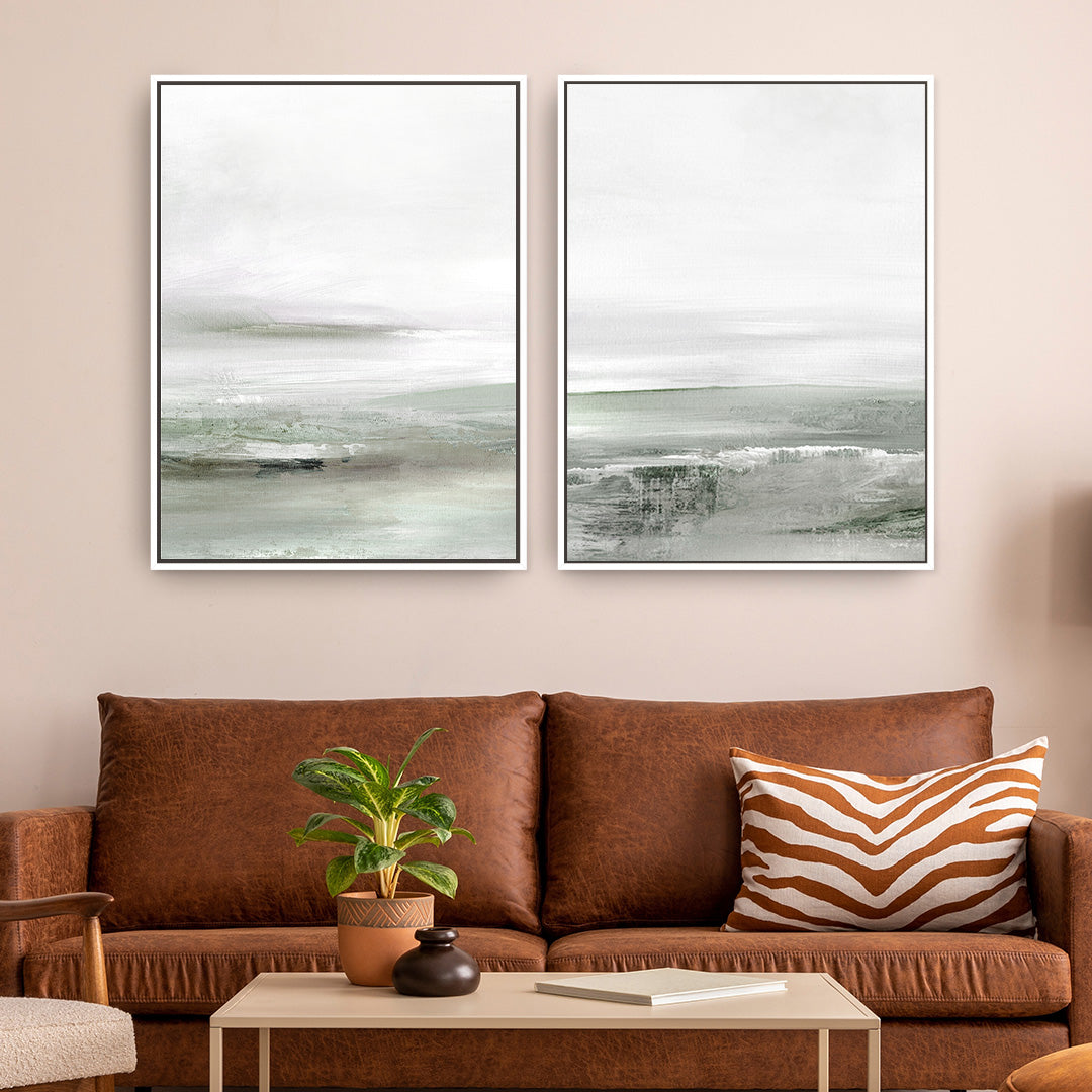 Light Dawn Framed Canvas Set of 2