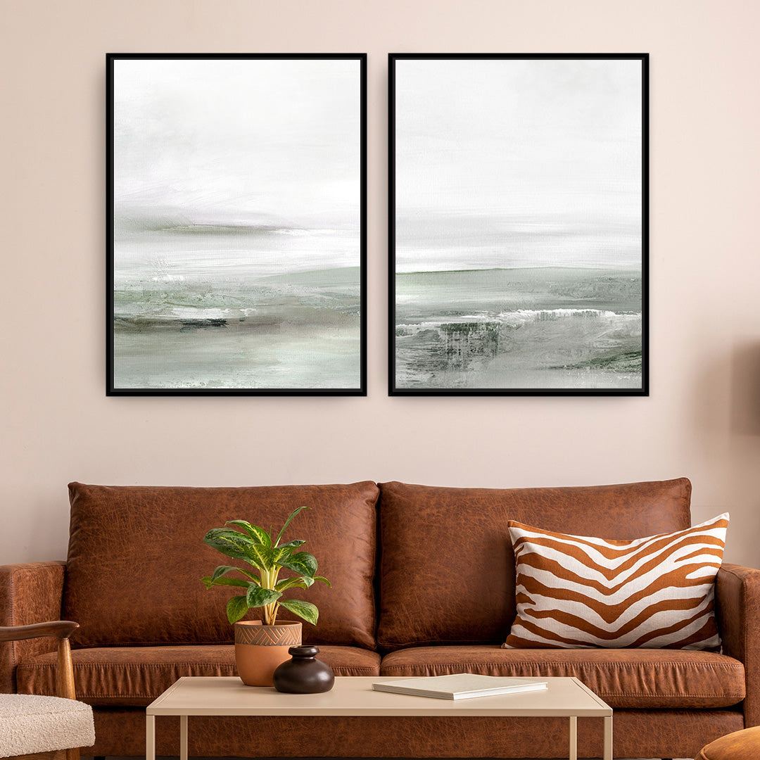 Light Dawn Framed Canvas Set of 2