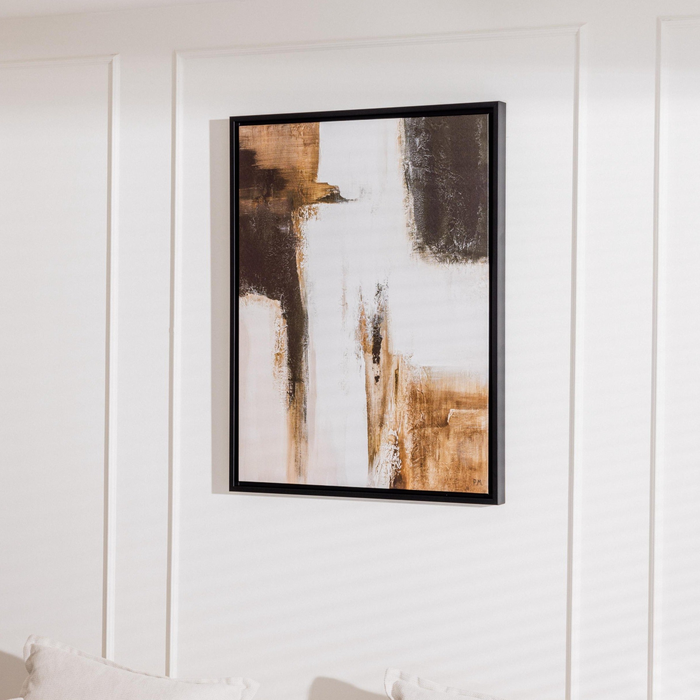 Casa II Portrait Framed Printed Canvas - Mala Art Co.