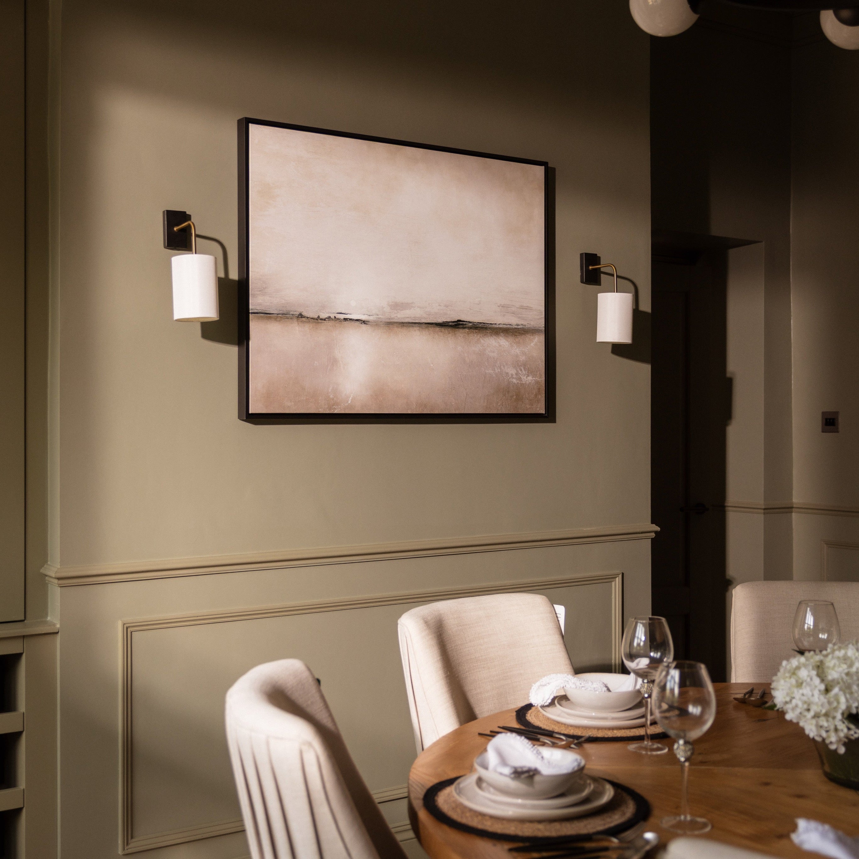 Sunlight Bay Framed Printed Canvas