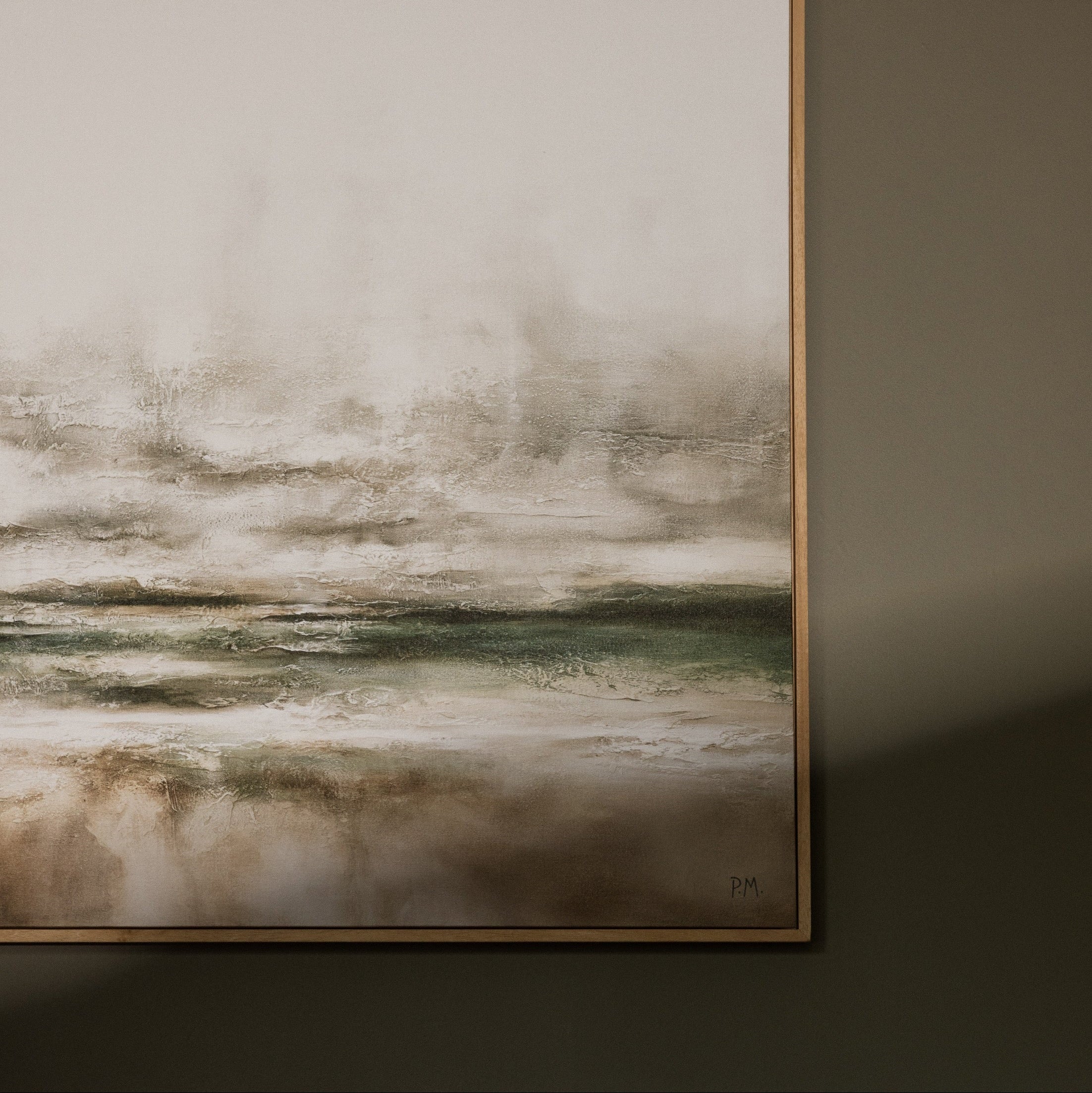 Moods Landscape Framed Printed Canvas - Mala Art Co.