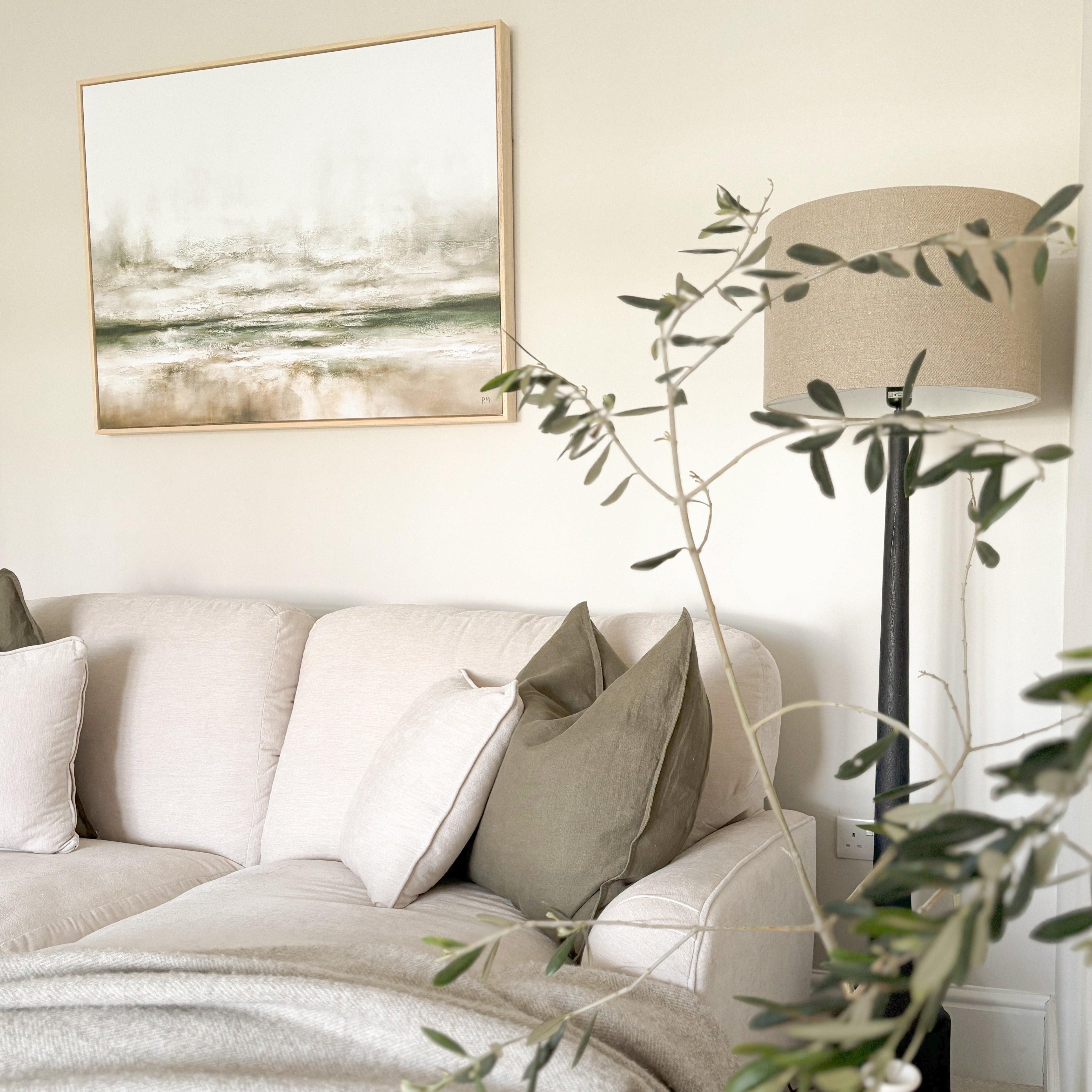 Moods Landscape Framed Printed Canvas - Mala Art Co.