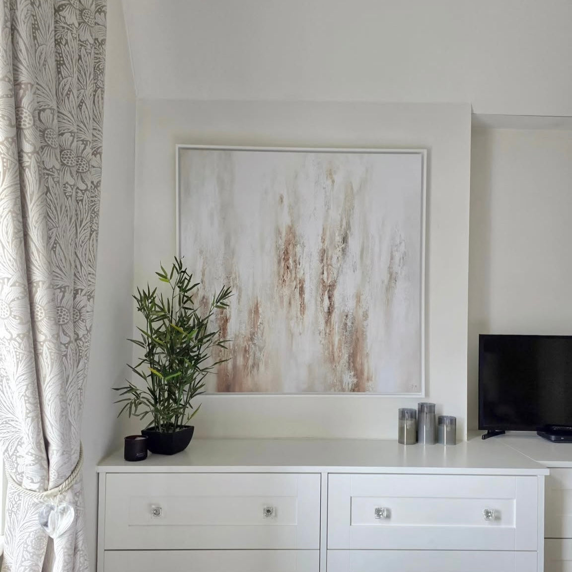 Forma Square Framed Printed Canvas - Mala Art Co.