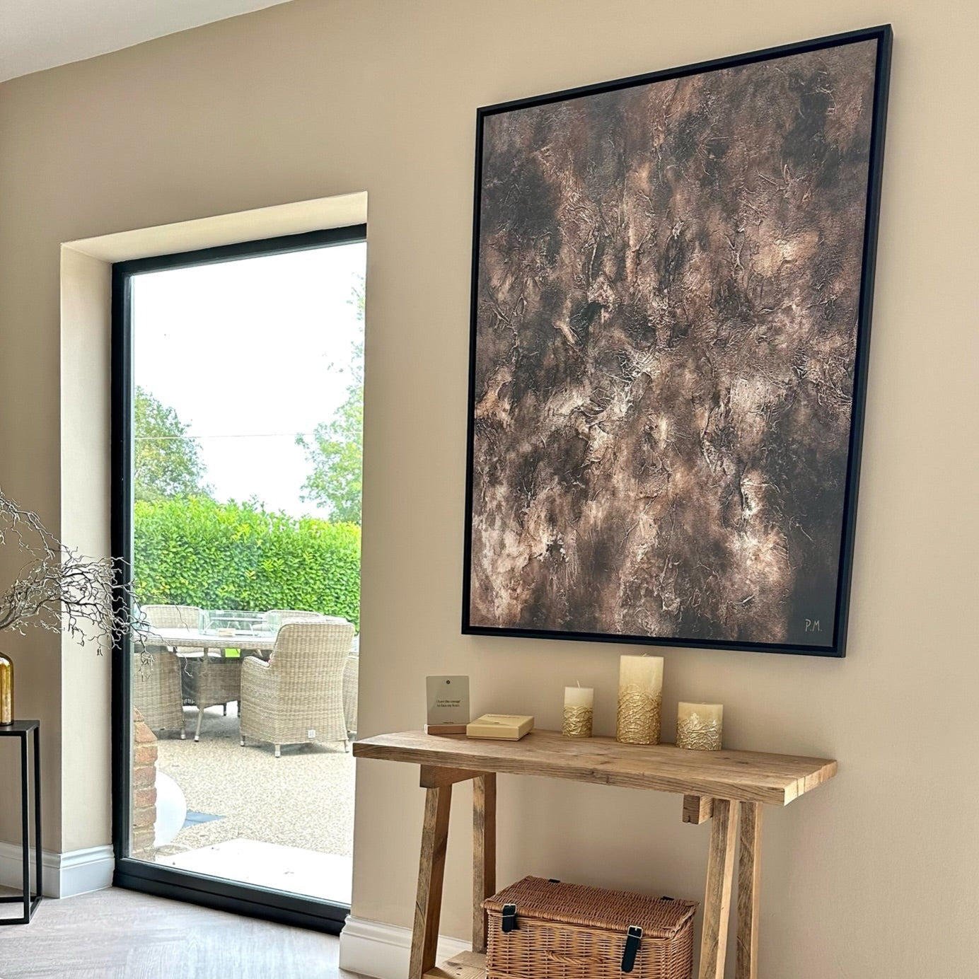 Fossil Portrait Framed Printed Canvas - Mala Art Co.