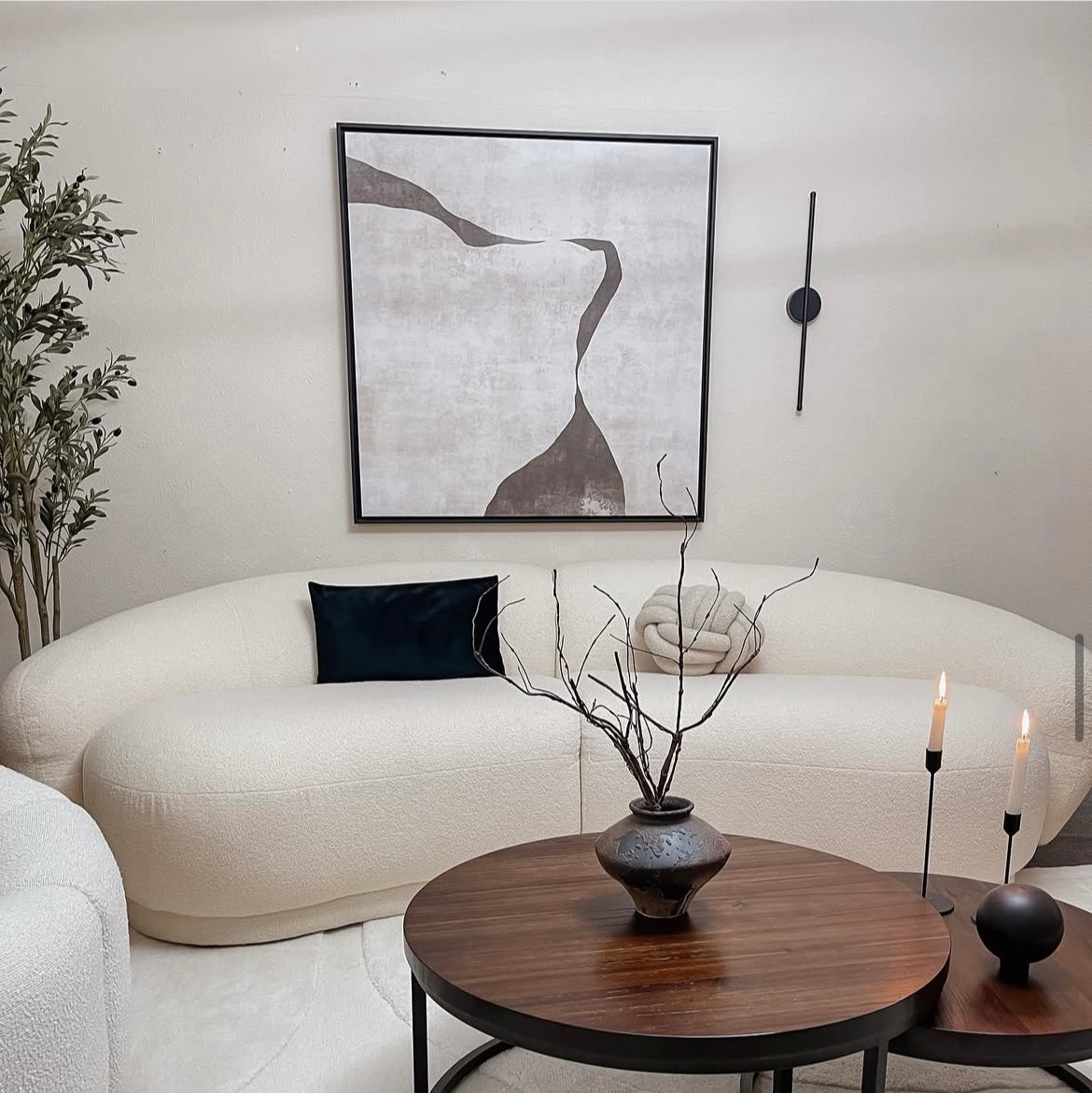 Gigi III Square Framed Printed Canvas - Mala Art Co.