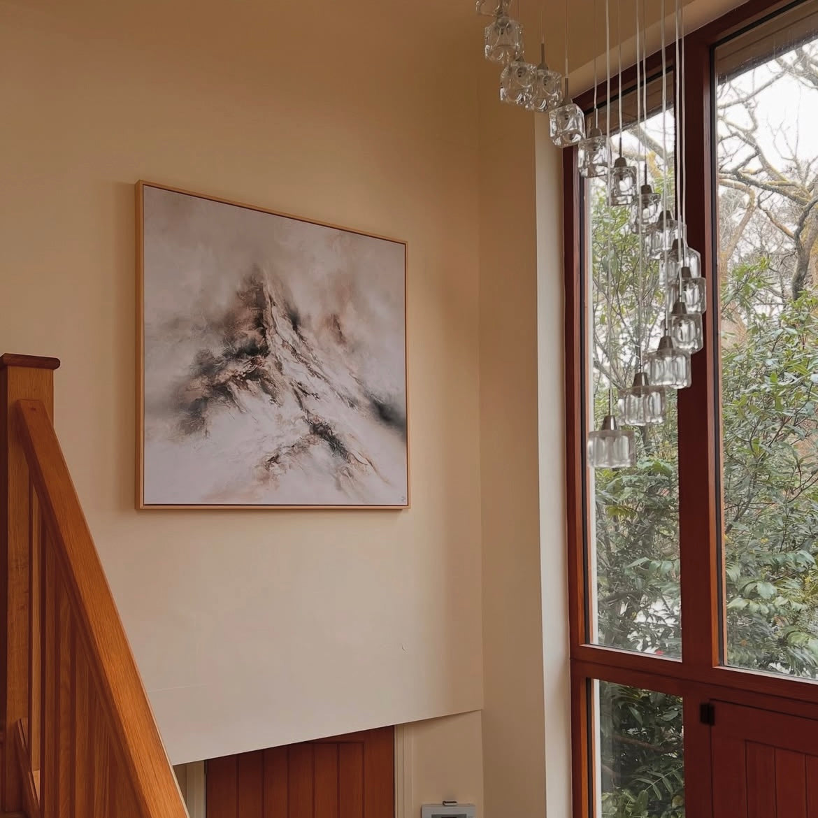 Altitude Square Framed Printed Canvas - Mala Art Co.