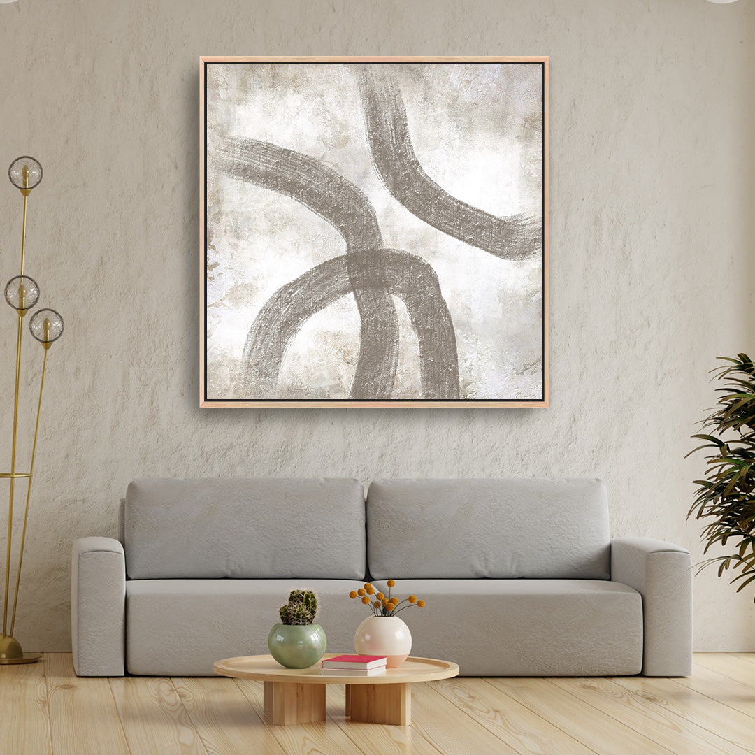 Myro III Square Framed Printed Canvas - Mala Art Co.