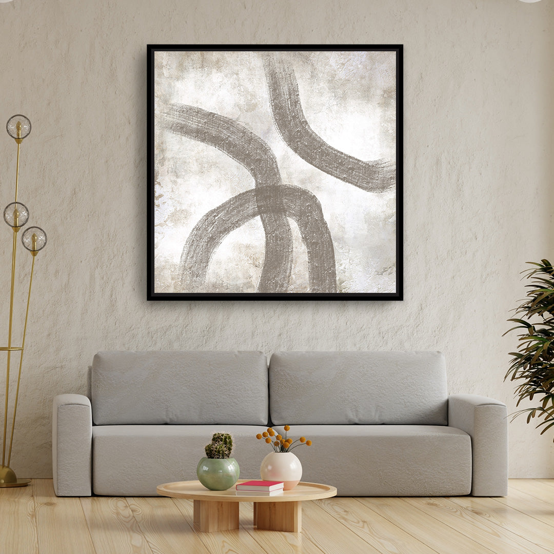 Myro III Square Framed Printed Canvas - Mala Art Co.