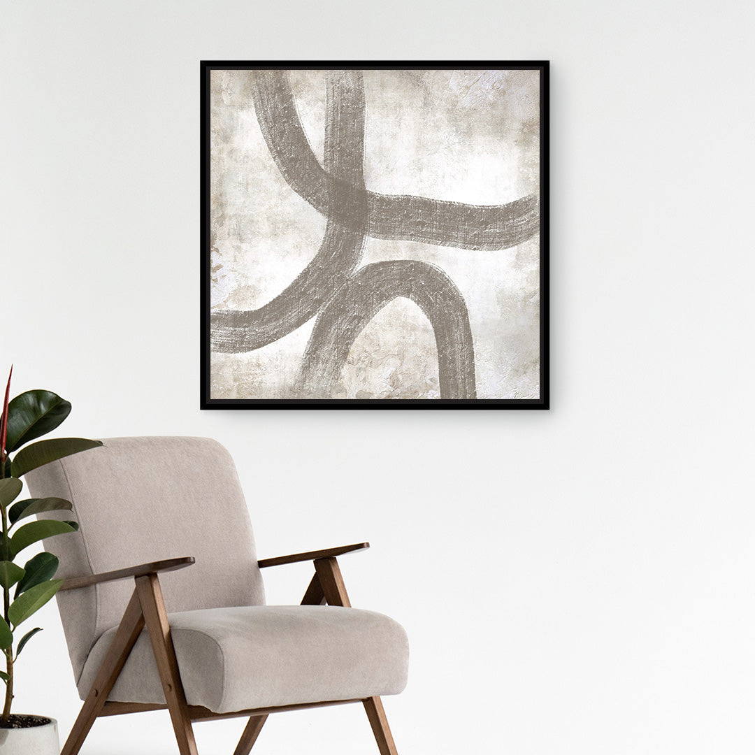 Myro I Square Framed Printed Canvas - Mala Art Co.