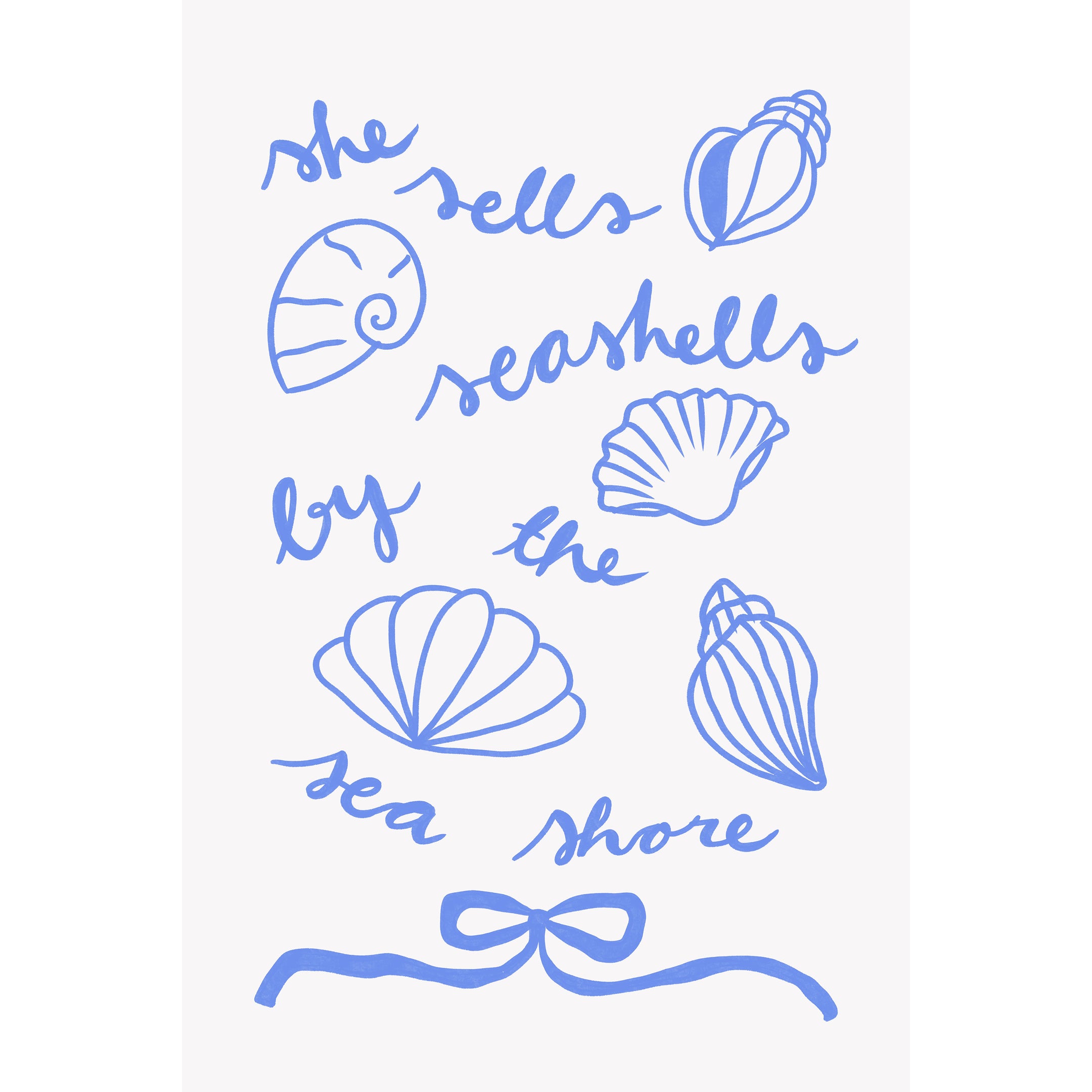 Seashell Serenity Print