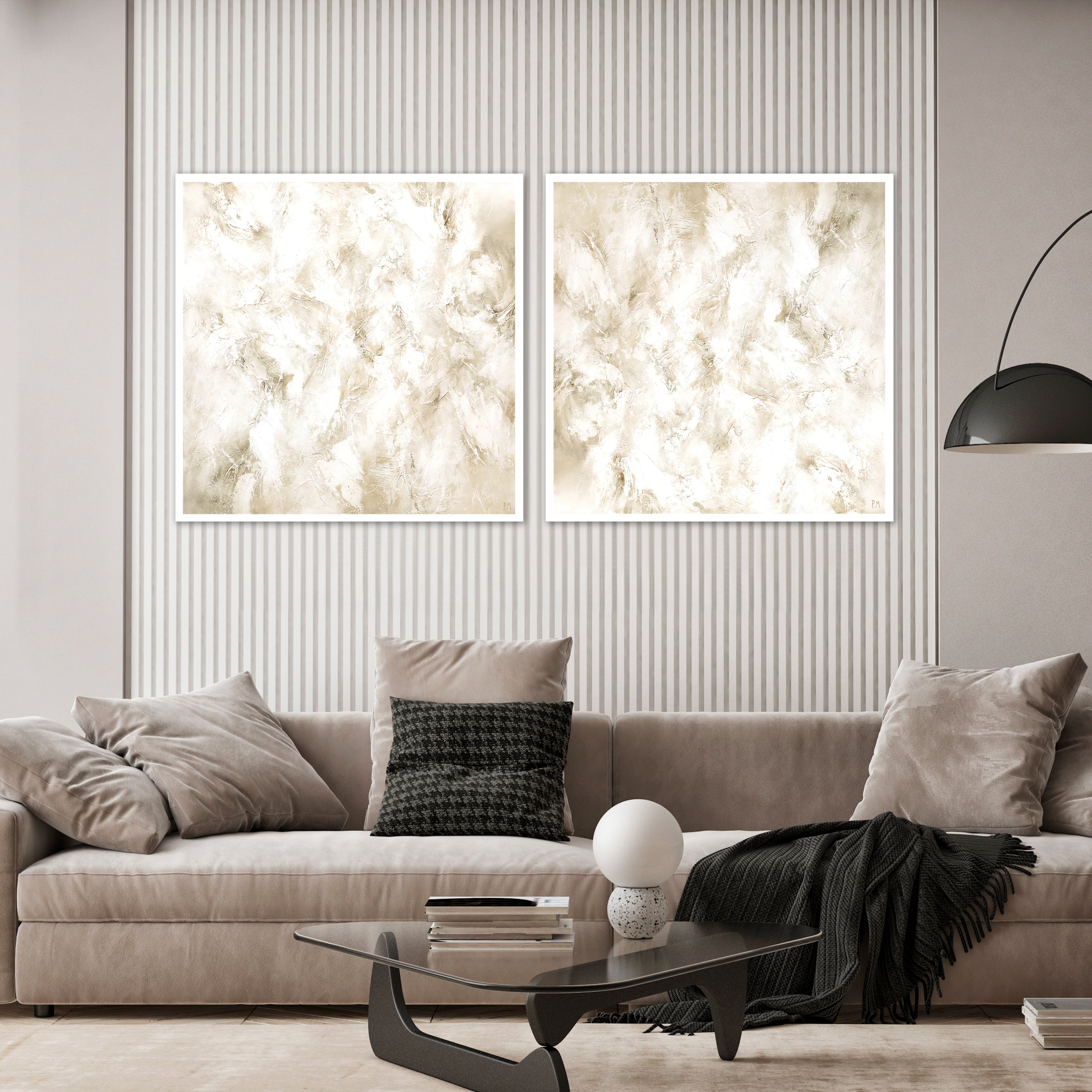 Unearthed Square Framed Canvas Set of 2 - Mala Art Co.