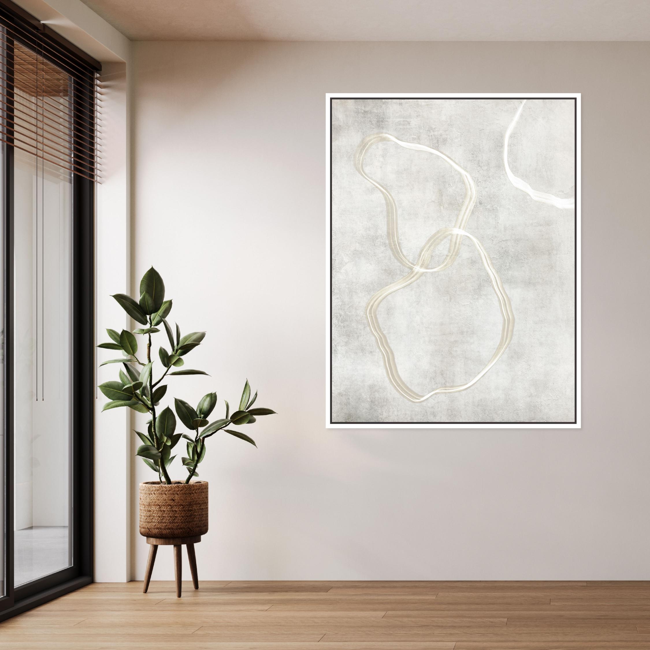 Stylo III Portrait Framed Printed Canvas - Mala Art Co.