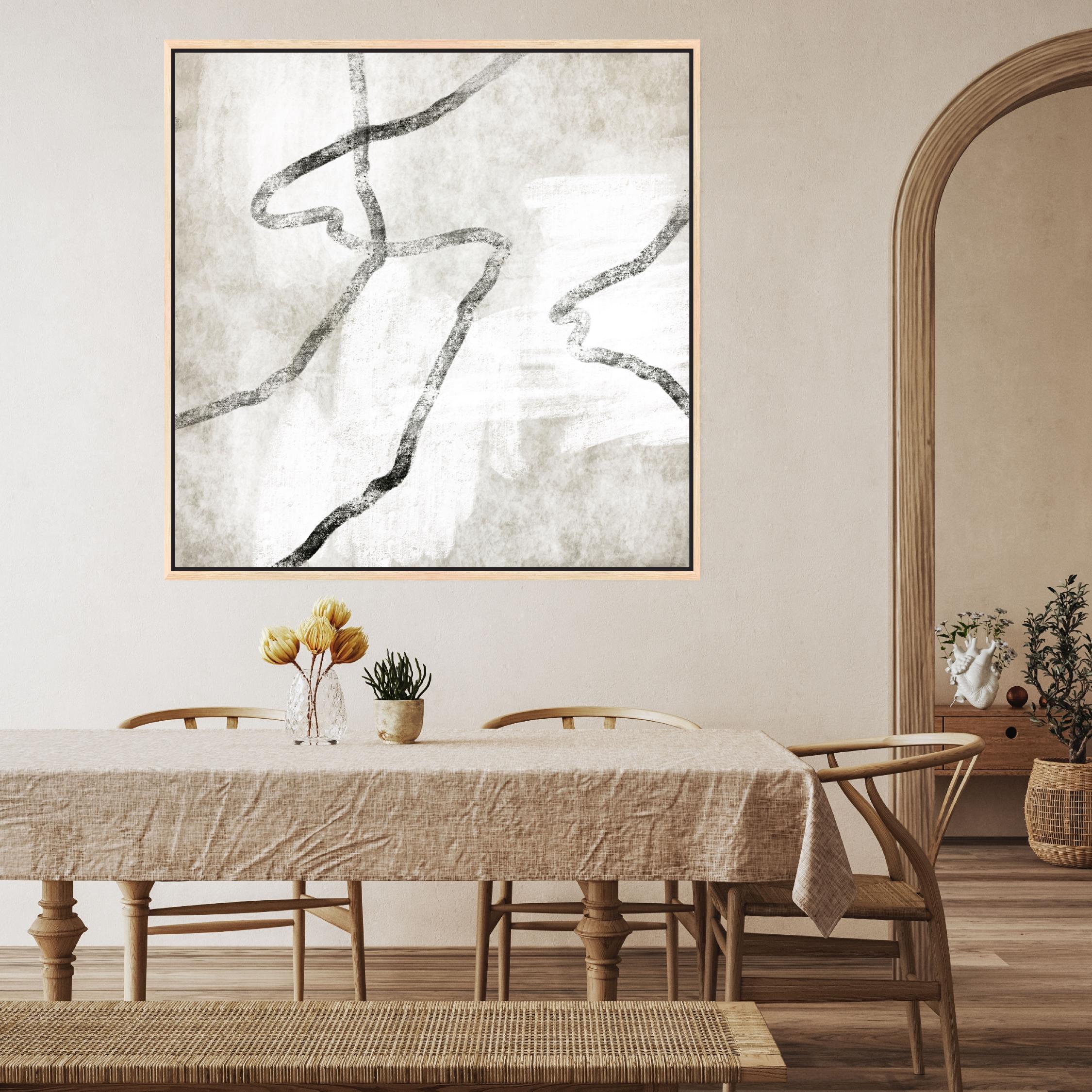 Modo I Square Framed Printed Canvas - Mala Art Co.