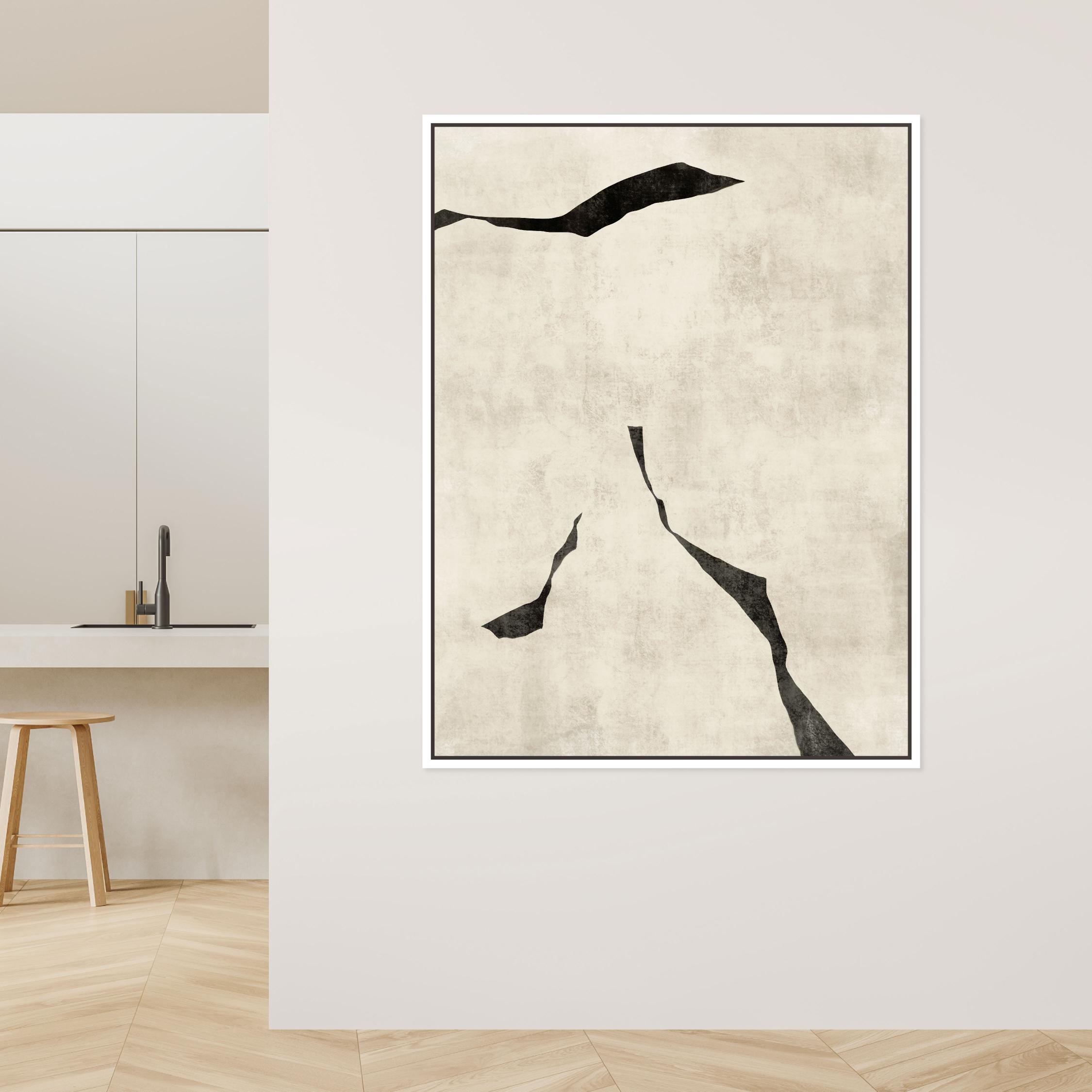 Oslo I Portrait Framed Printed Canvas - Mala Art Co.