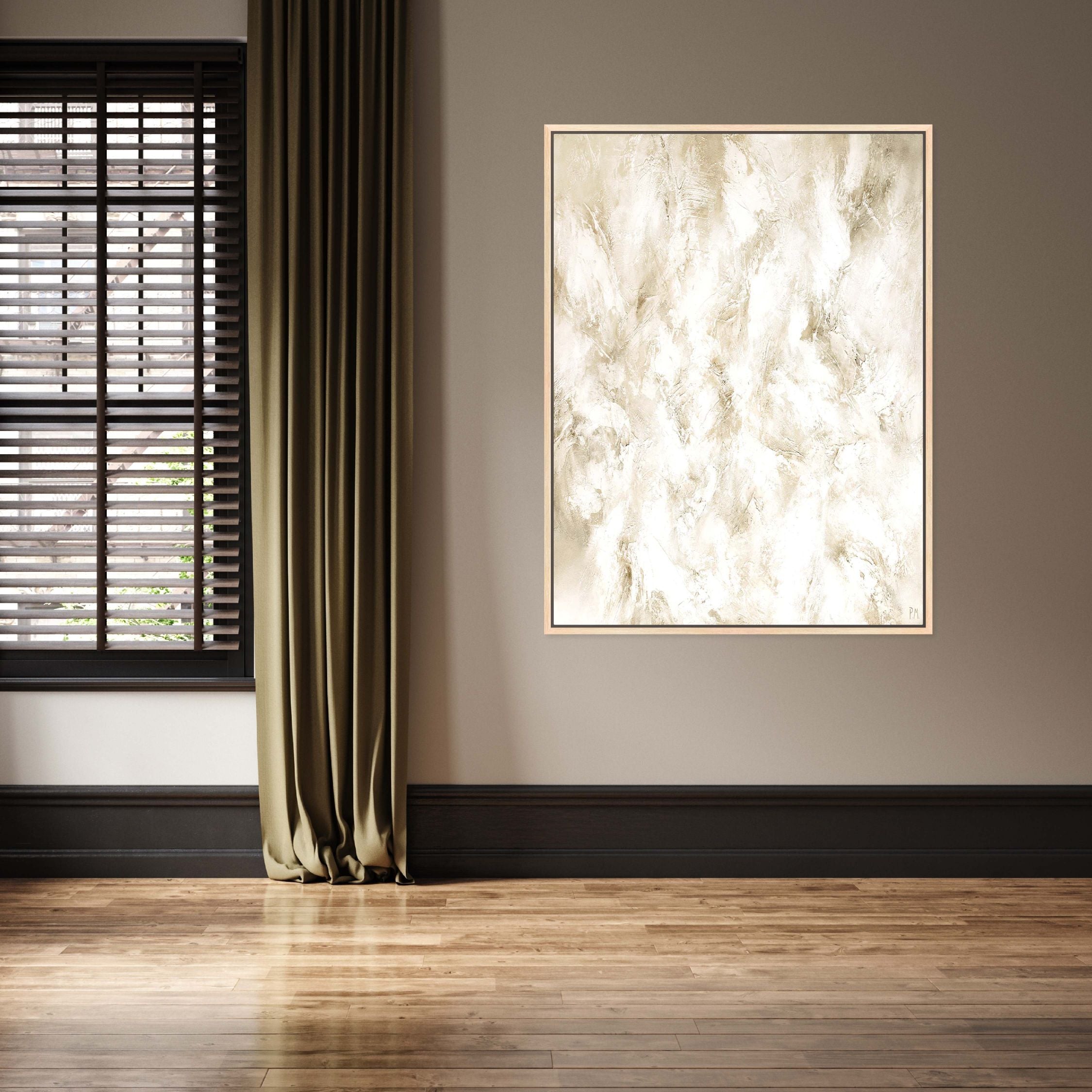 Unearthed II Portrait Framed Printed Canvas - Mala Art Co.