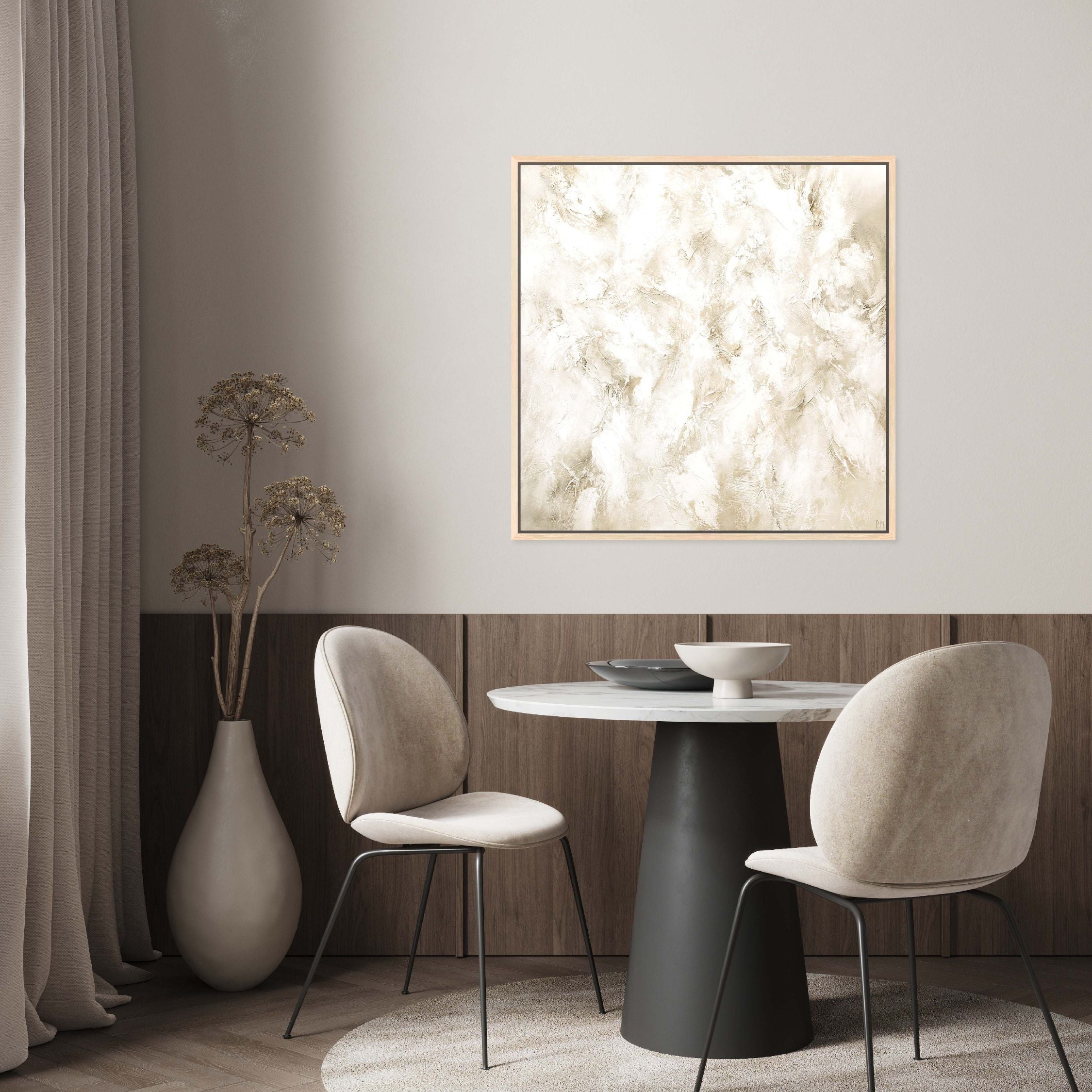 Unearthed I Square Framed Printed Canvas - Mala Art Co.