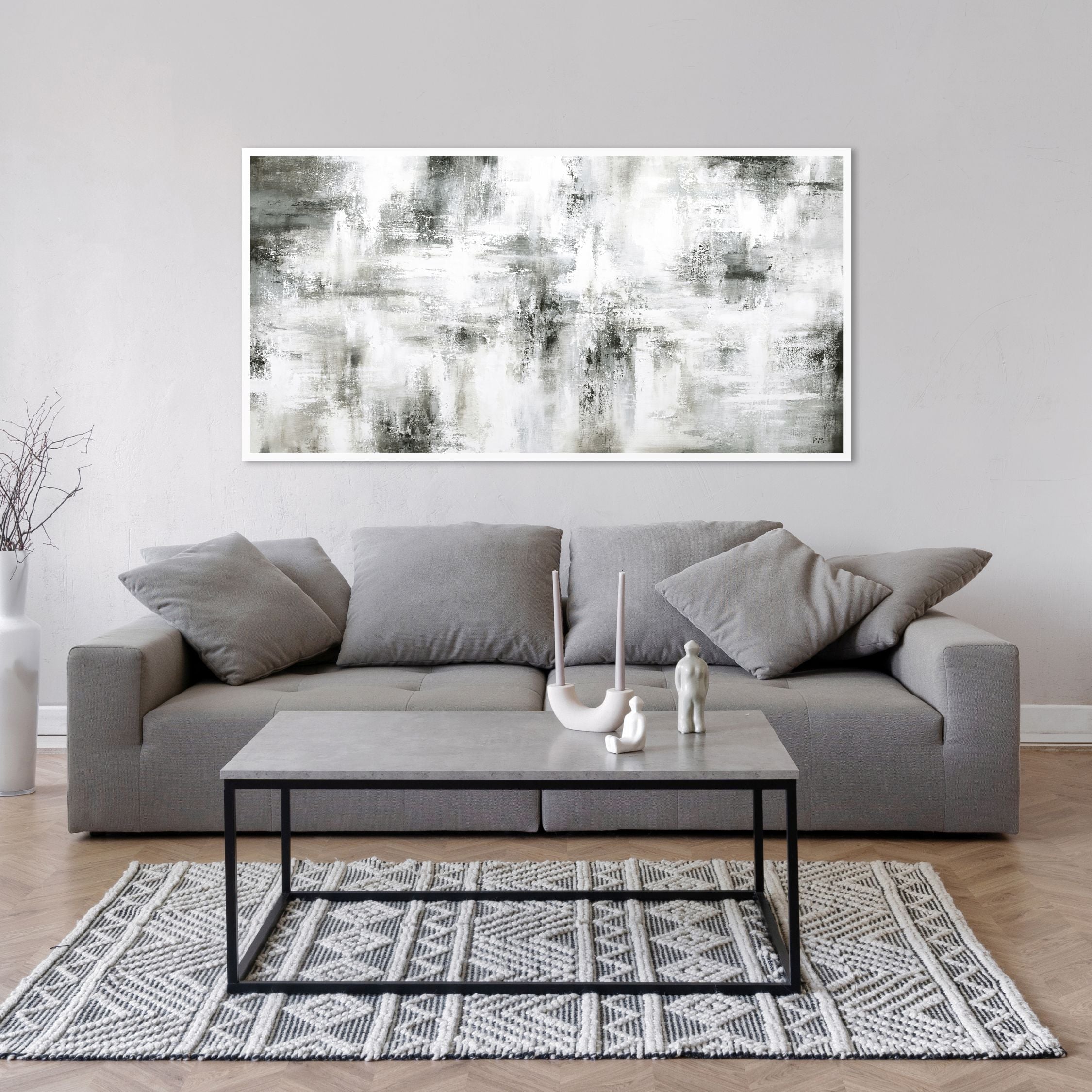 Allure Panoramic Framed Printed Canvas - Mala Art Co.