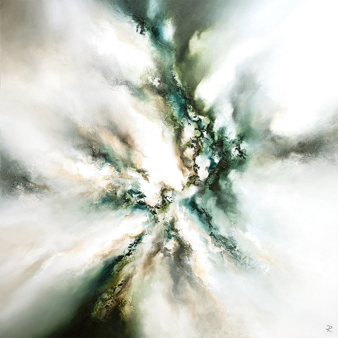 Majestic I Square Framed Printed Canvas - Mala Art Co.