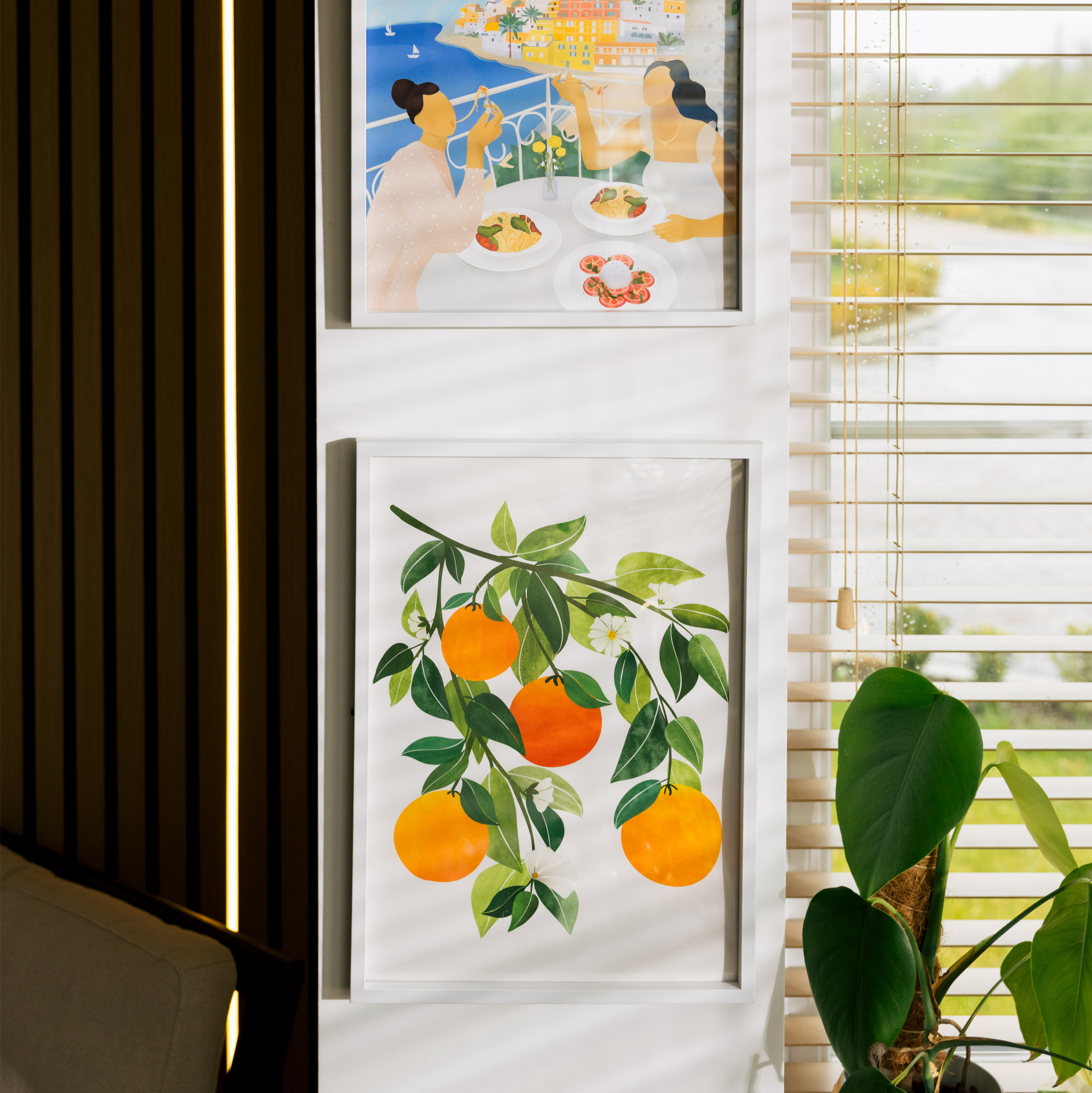 Oranges and Blossoms Print