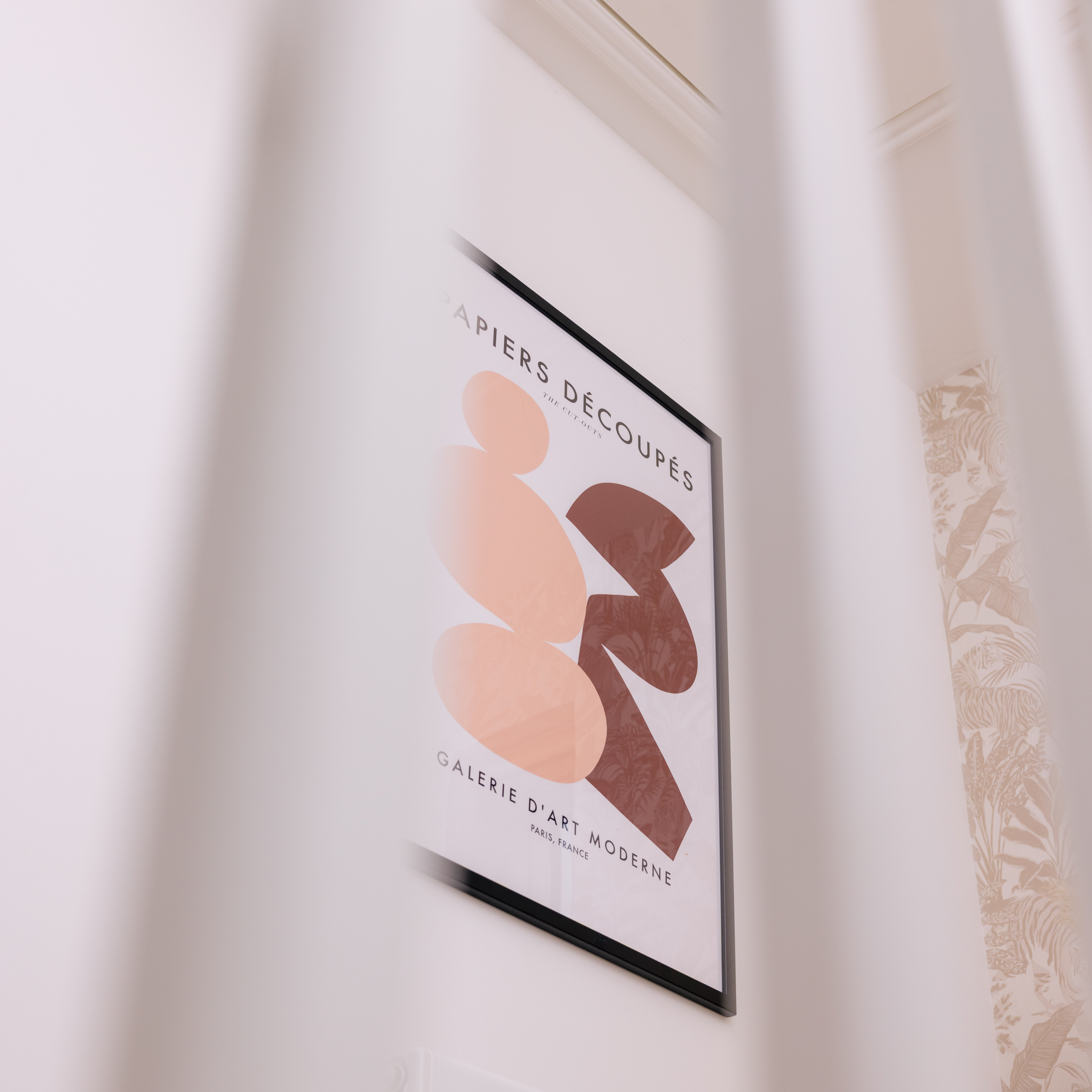 Papiers Découpés Pink Red Print