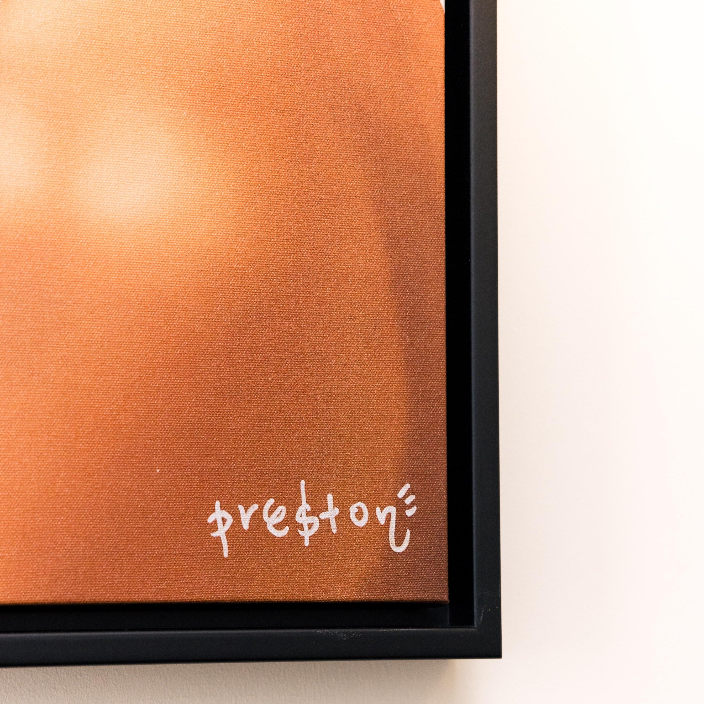 Being Human Portrait Framed Printed Canvas - Mala Art Co.