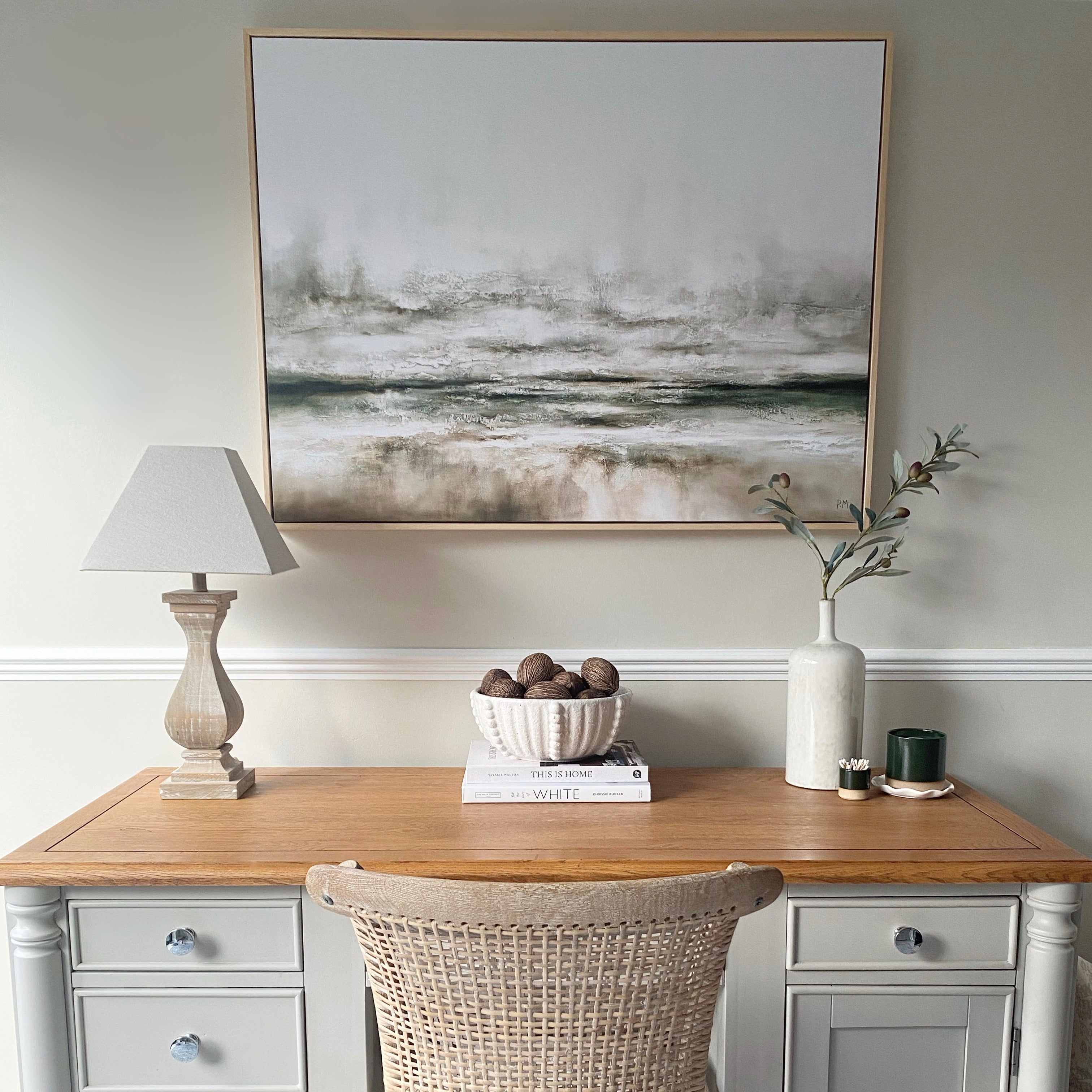 Moods Landscape Framed Printed Canvas - Mala Art Co.