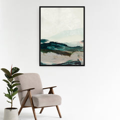 Mountains No2 Framed Printed Canvas - Mala Art Co.