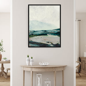 Mountains Framed Printed Canvas - Mala Art Co.