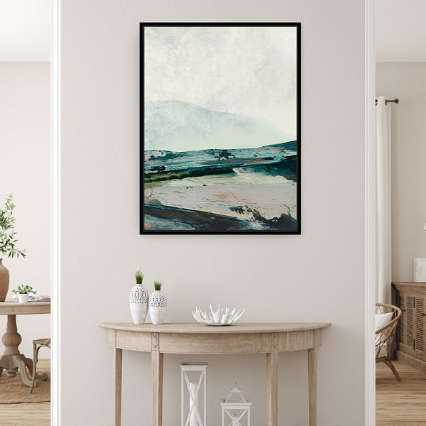 Mountains Framed Printed Canvas - Mala Art Co.