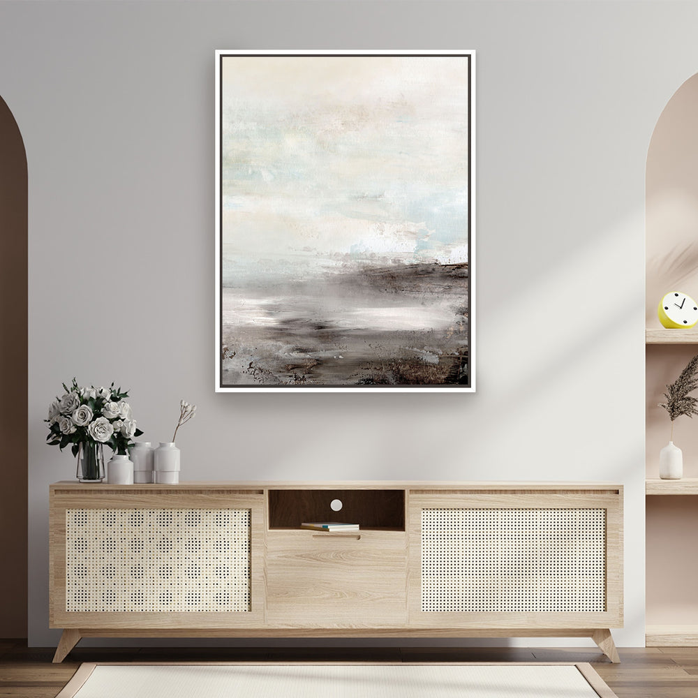 Downtempo 2 Framed Printed Canvas - Mala Art Co.