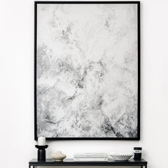 Luna Portrait Framed Printed Canvas - Mala Art Co.
