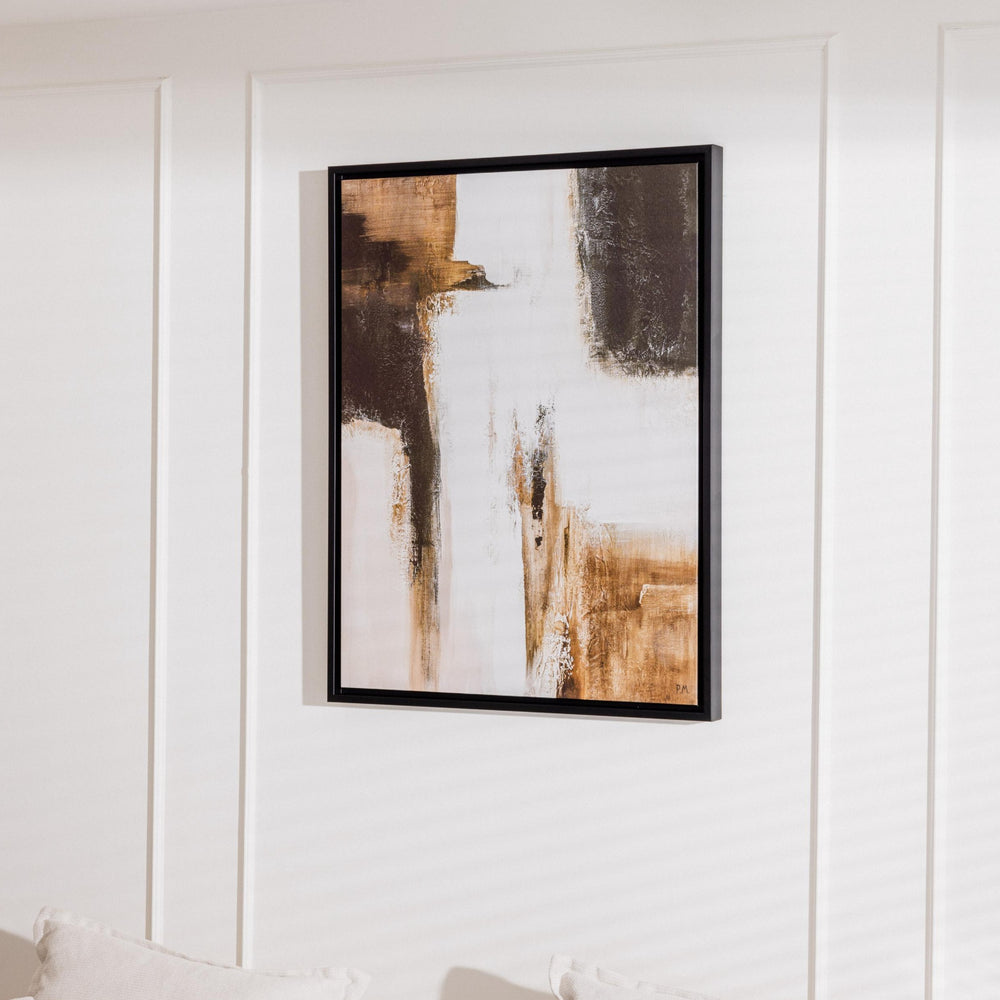 Casa II Portrait Framed Printed Canvas - Mala Art Co.