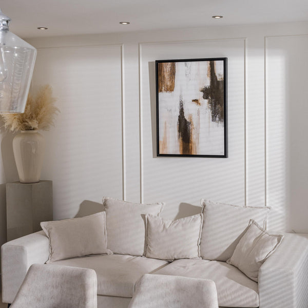 Casa I Portrait Framed Printed Canvas - Mala Art Co.