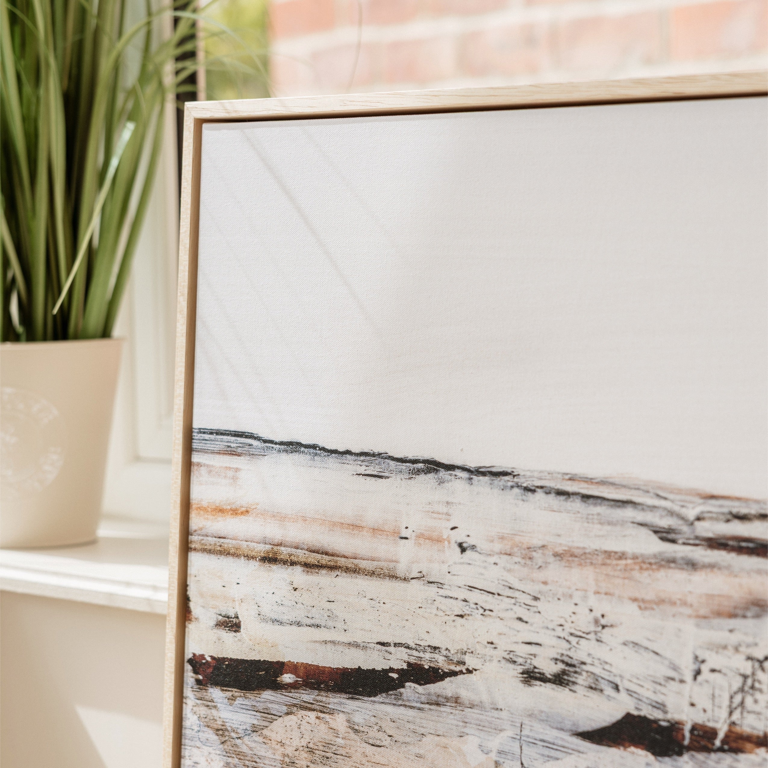 August Framed Printed Canvas