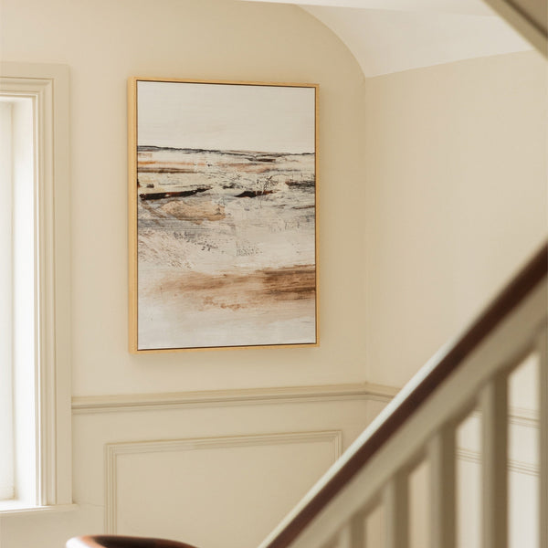 August Framed Printed Canvas - Mala Art Co.