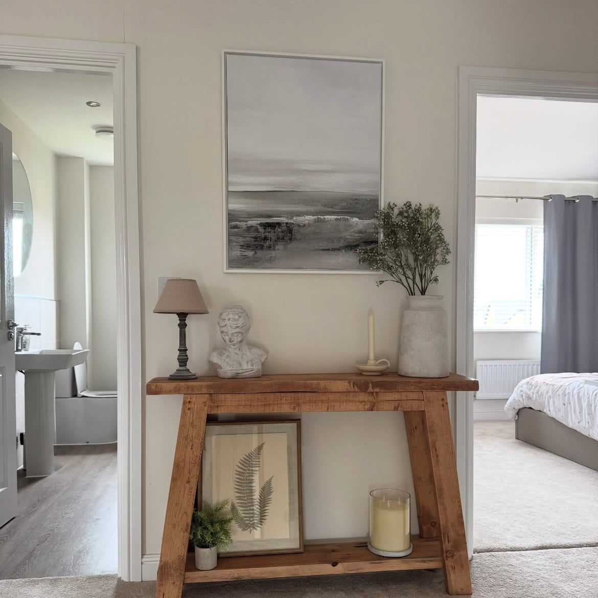 Light Dawn 1 Framed Printed Canvas