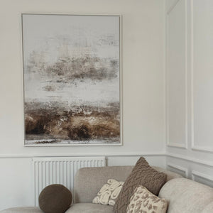 Echoes Portrait Framed Printed Canvas - Mala Art Co.