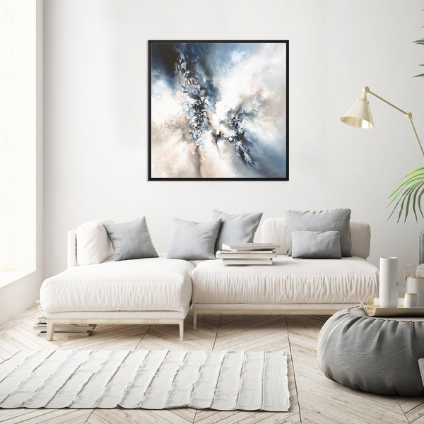 Unbound II Square Framed Printed Canvas - Mala Art Co.