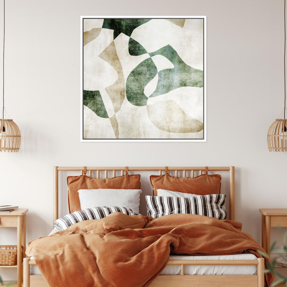 Soraya Square Framed Printed Canvas - Mala Art Co.