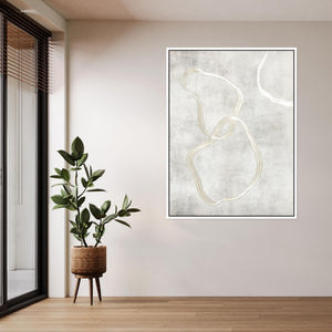 Stylo III Portrait Framed Printed Canvas - Mala Art Co.