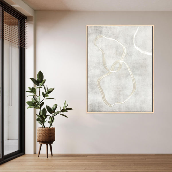 Stylo III Portrait Framed Printed Canvas - Mala Art Co.