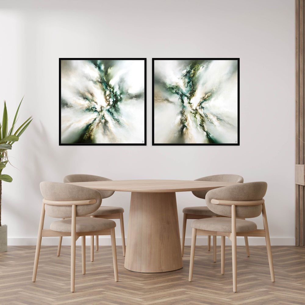 Majestic Square Framed Canvas Set of 2 - Mala Art Co.