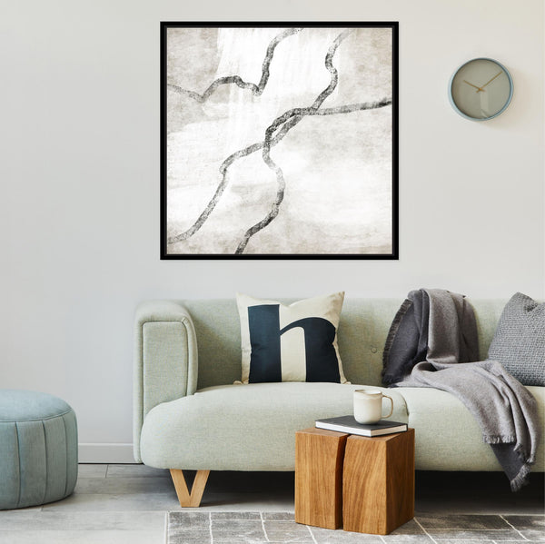 Modo II Square Framed Printed Canvas - Mala Art Co.
