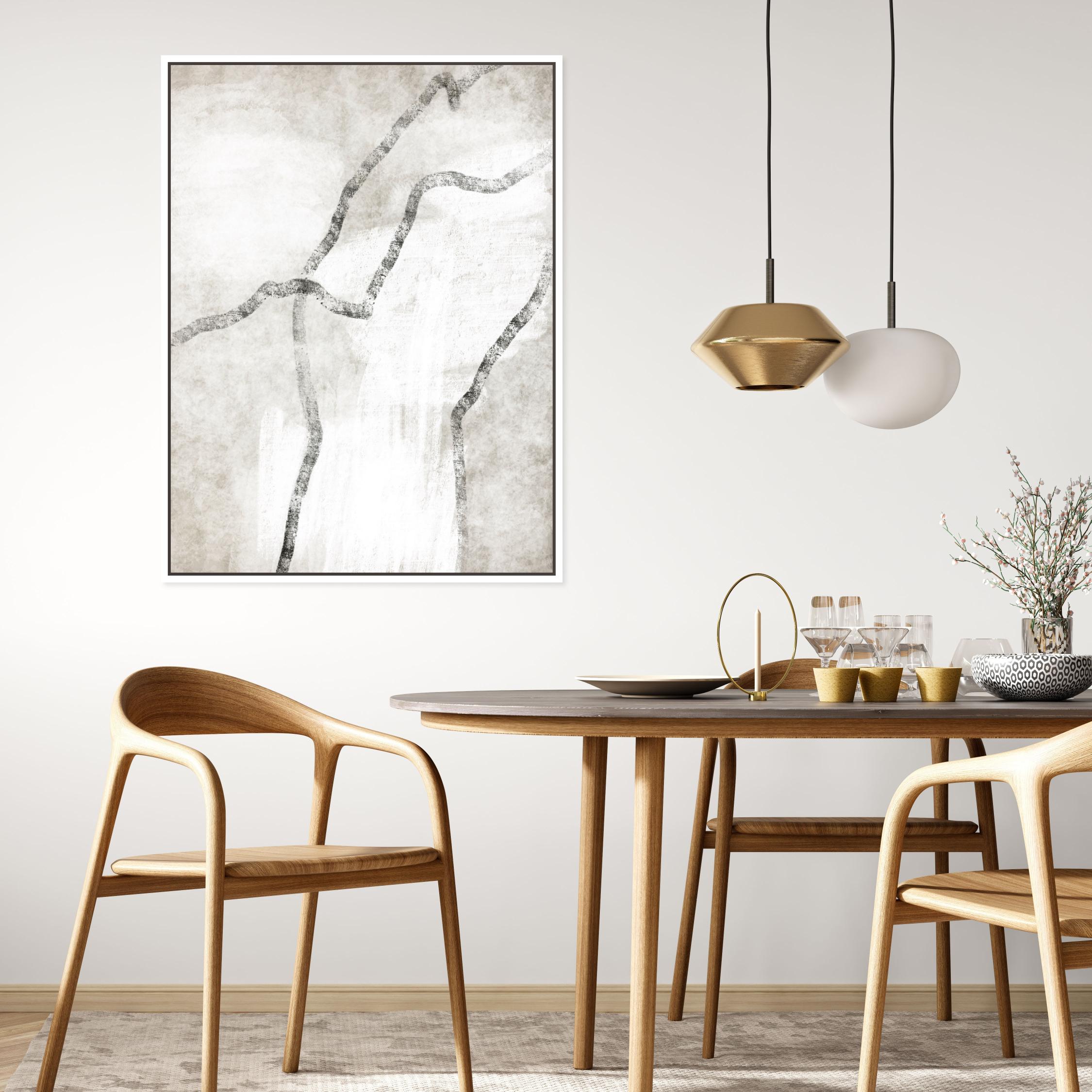 Modo III Portrait Framed Printed Canvas - Mala Art Co.