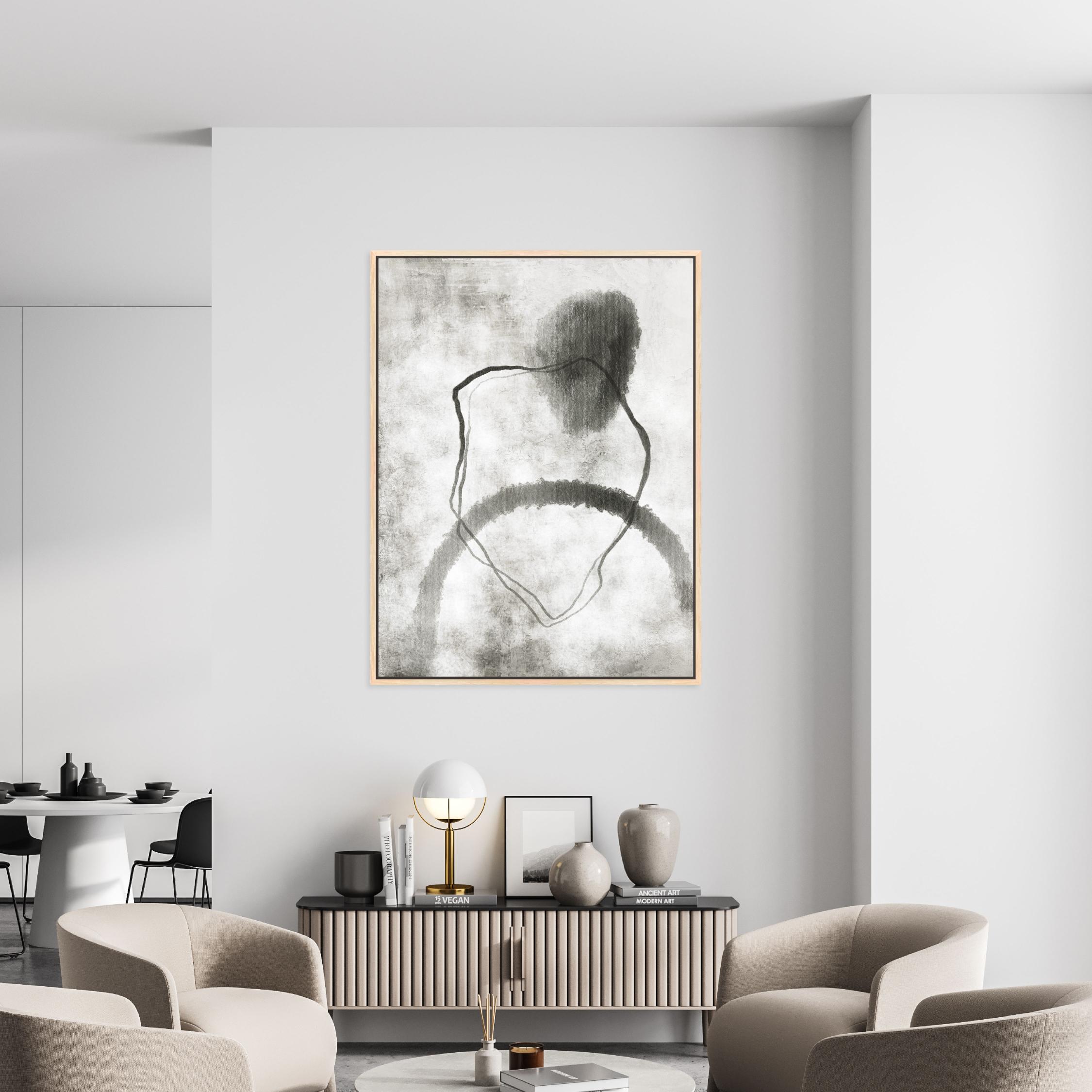 Novu Portrait Framed Printed Canvas - Mala Art Co.