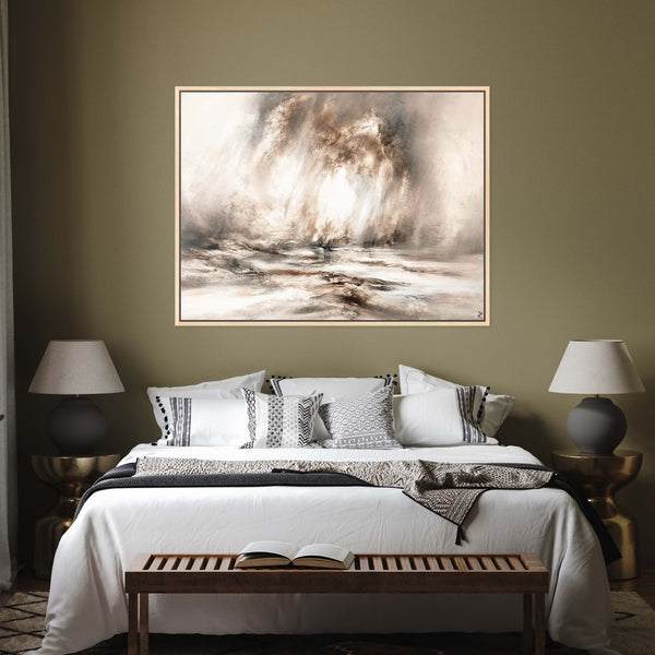 Wilderness Landscape Framed Printed Canvas - Mala Art Co.