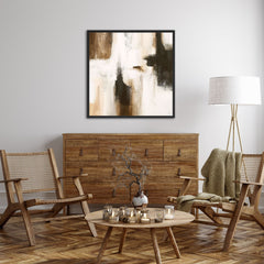 Casa I Square Framed Printed Canvas - Mala Art Co.