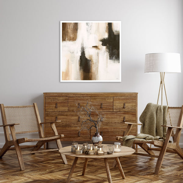 Casa I Square Framed Printed Canvas - Mala Art Co.